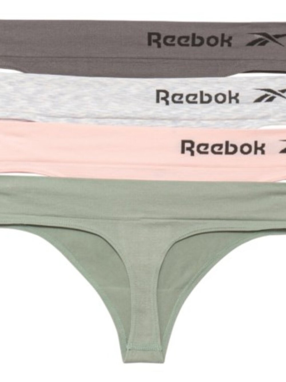 Reebok Seamless Thong 4 Pack Multi Color NWT